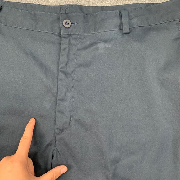 Nike Golf Short Mens 40 Navy Tech Chino Flat Front Dri Fit Stretch Moisture Wick - Picture 4 of 15